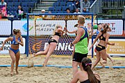 Deutsch: Beachhandball Europameisterschaften 2019 (Beach handball Euro); Tag 6: 7. Juli 2019 – Spiel um Platz Drei, Frauen, Kroatien-Niederlande 0:2 (14:23, 20:22) English: Beach handball Euro; Day 6: 7 July 2019 – Women's Bronze Medal Match – Croatia-Netherlands 0:2 (14:23, 20:22)