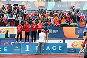 Deutsch: Beachhandball Europameisterschaften 2019 (Beach handball Euro); Tag 6: 7. Juli 2019 – Siegerehrungen English: Beach handball Euro; Day 6: 7 July 2019 – Medal ceremony