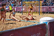 Deutsch: Beachhandball bei den Olympischen Jugendspielen 2018 in Buenos Aires; Tag 7, 13. Oktober 2018; Mädchen, Halbfinale – Ungarn-Argentinien 1:2 English: Beach handball at the 2018 Summer Youth Olympics in Buenos Aires at 13 October 2018 – Girls Semifinal – Hungary-Argentina 1:2 Español: Handball de playa en los Juegos Olimpicos de la Juventud Buenos Aires 2018 en 13 de octubre de 2018 – Semifinales Femeninas - Hungría-Argentina 1:2