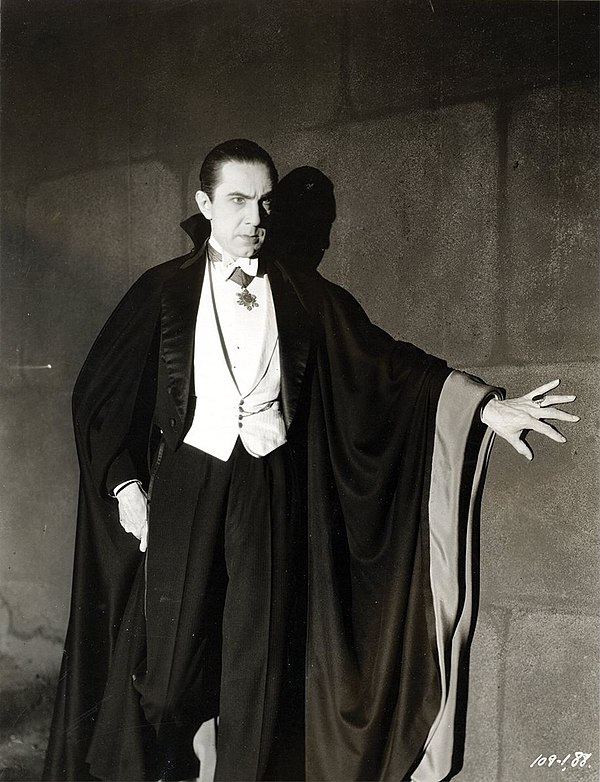 Bela Lugosi as Count Dracula in the 1931 film Dracula