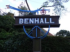 Benhall ауылының белгісі - geograph.org.uk - 930762.jpg