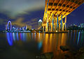 Benjamin Sheares bridge to Marina Bay Sands (8154113114).jpg