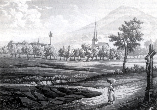 Bensheim um 1850