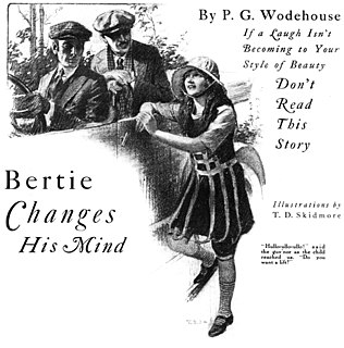 Bertie Changes His Mind short story by P.G. Wodehouse