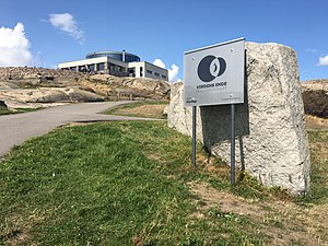 Besökscentrum vid ingången till nationalparken.