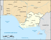 Карта Биафры