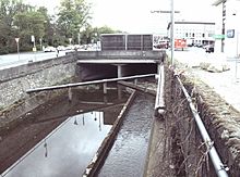 Die Pleichach „verschwindet“ unter dem Hauptbahnhof Würzburg