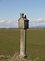 Wayside shrine, granite column with lantern