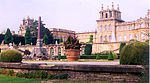 Water Terrace Gardens, Bernini Fountain on West Terrace Blenheim Palace England.jpg