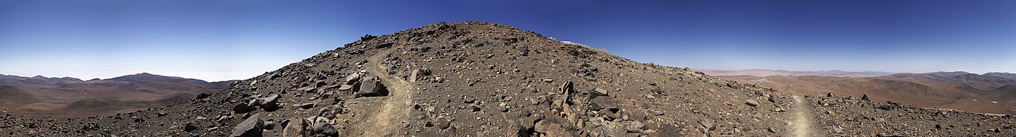 Panorama of landscape around Paranal Observatory.