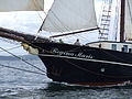 Regina Maris sous voiles en rade