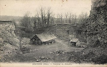 Carrière de Bimont, ca 1916