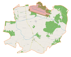 Mapa lokalizacyjna gminy Buczek