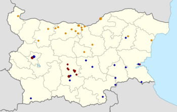 Römisch-katholische Pfarreien in Bulgarien