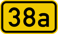 File:Bundesstraße 38a number.svg