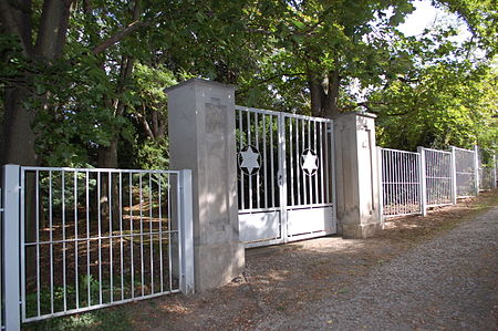 Burg jüdischer Friedhof Tor