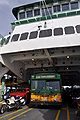 A King County Metro bus aboard the ferry from Seattle to Vashon Island