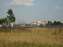 A commuter train in Kstovo