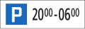 5.11 Indicates exceptions of prohibition of parking (combined with 2.50)