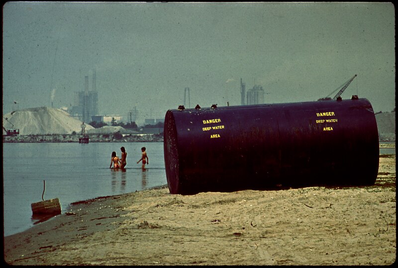 File:CHEMICAL PLANTS ON SHORE ARE CONSIDERED PRIME SOURCE OF POLLUTION - NARA - 546220.tif