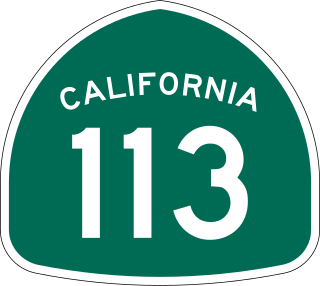 <span class="mw-page-title-main">California State Route 113</span> Highway in California