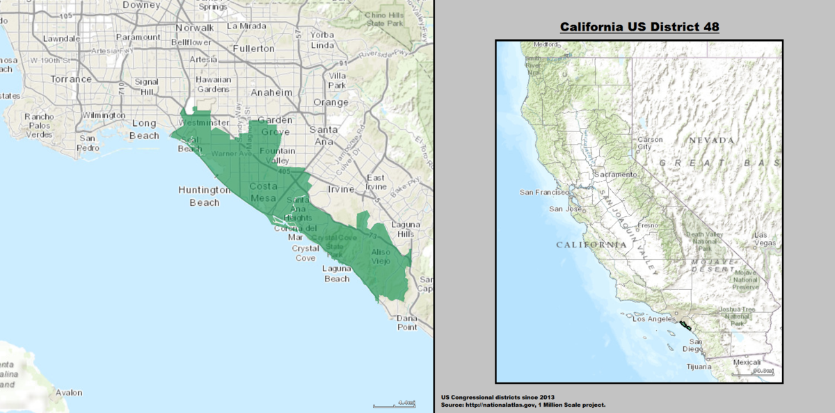 California S 48th Congressional District Wikipedia