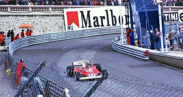 Carlos Reutemann during the 1977 Monaco Grand Prix