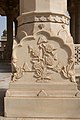 Carved marble column base - Maharani Ki Chhatri, Jaipur (4609884343).jpg