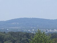 A view of Catoctin Mountain from the south of Frederick