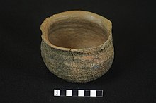 Photographie d'une céramique amérindienne guarani