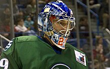 Johnson while playing for the Connecticut Whale Chad Johnson Whale.jpg