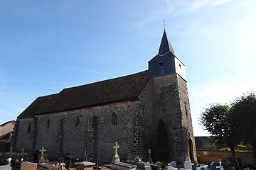 L'église, façade nord.