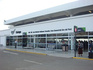 <span class="mw-page-title-main">FAP Captain José Abelardo Quiñones González International Airport</span> Airport in Peru