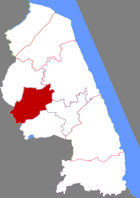 Localização de Jiànhú Xiàn