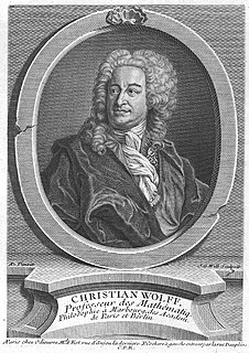 Christian Wolff (philosopher) 18th-century German philosopher