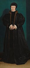 Portrait of Christina of Denmark, c. 1538. Oil and tempera on oak, National Gallery, London.