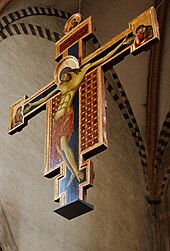 The Crucifix by Cimabue in San Domenico's Church, Arezzo, Italy Cimabue Crocefisso di San Domenico.jpg