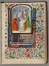 Η Περιτομή του Ιησού, εικονογραφημένο χειρόγραφο, Βιβλιοθήκη Χάντιγκτον, Καλιφόρνια