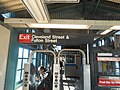 Turnstiles to and from the station house.