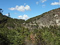 Col du Deffens sur la D219 entre Lambruisse et Tartonne