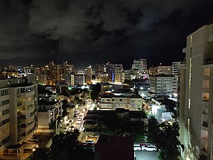 Vue de Condado à Santurce, San Juan.