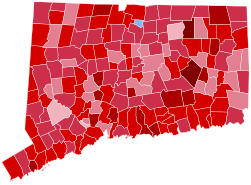 Connecticut Presidential Election Results 1920 by Municipality.svg