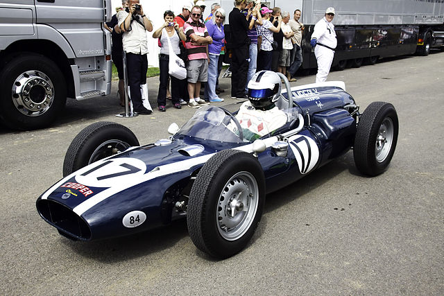 The Cooper T54 with which Jack Brabham placed ninth