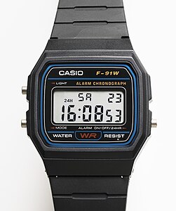 Casio F-91W digital clock