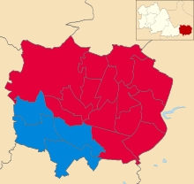 Map of the results Coventry UK local election 2015 map.svg