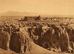 village d'Acoma depuis le sud, 1904