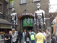 The current Cyberdog store in Camden Market, London. Cyberdog shop 2009.jpg