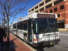 DART First State bus 407 at Wilmington station on the Route 2 line DART First State bus 407 at Wilmington Station.jpg