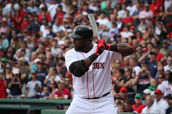 Ortiz batting in 2009