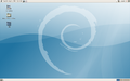 Standard desktop of Debian "Etch"